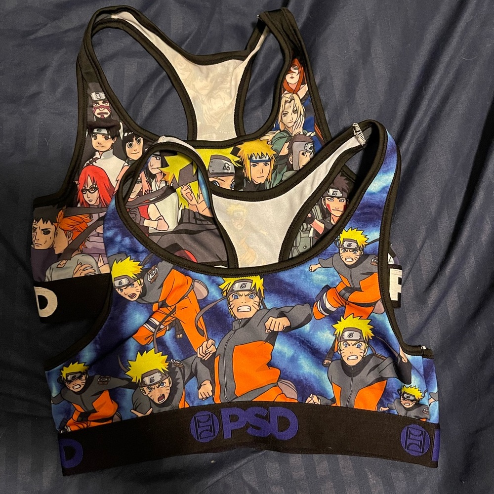 TWO Naratu PSD bralettes